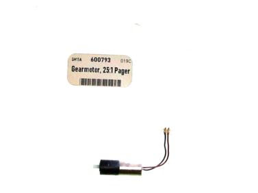Gearmotor, 25:1 Pager - D-Shaft