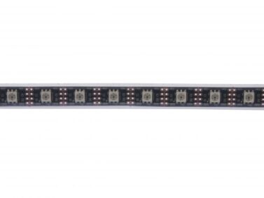 5V Addressable RGB Stripxel LEDs (60/M, APA102, Black PCB)
