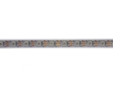 5V RGB Addressable LED Stripxel (60/M, WS2812B, White PCB)