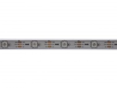 5V RGB Addressable LED Stripxel (30/M, WS2812B, White PCB)