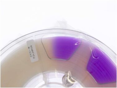 eSun 3.00mm PLA filament - Natural to Purple on UV Exposure - 0.5kg