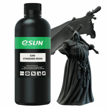eSun Standard S200 Resin, 1kg - Deep Black