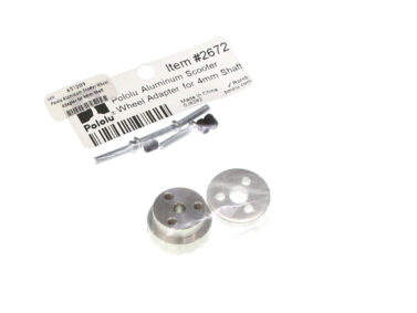 Pololu Aluminum Scooter Wheel Adapter for 4mm Shaft