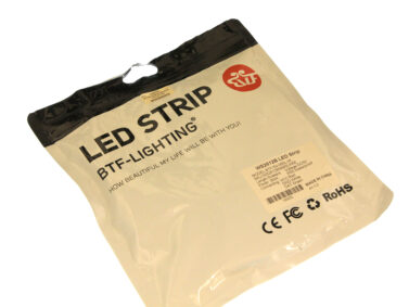 LED Strip, WS2812B, PER METER - 60/M, WHT, IP65
