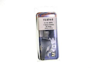 T-Wire clamp, 11-10AWG, 30A, 5lot