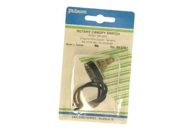 Canopy Rotary Switch, SPST - 6A/125VAC