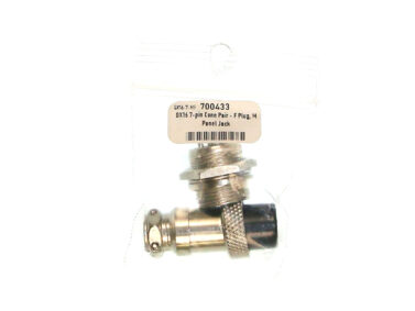 GX16 7-pin Conn Pair - F Plug, M Panel Jack