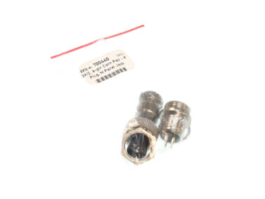 GX12, 4-pin Conn Pair - F Plug, M Panel Jack