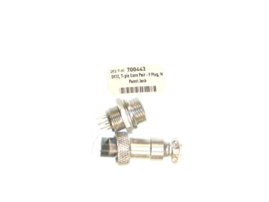 GX12, 7-pin Conn Pair - F Plug, M Panel Jack