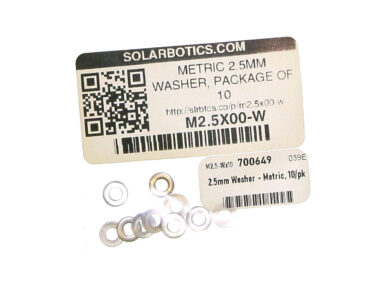 2.5mm Washer - Metric, 10/pk