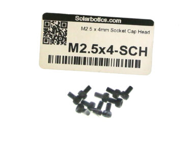 M2.5x04mm Socket Cap Screw - 10/pk