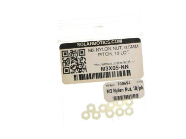 M3 Nylon Nut, 10/pk