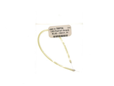 LED Filament Strand, BLUE - 130mm, 3V