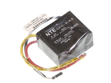 Capacitor, 2uF+4.5uF, 125-250VAC - 3-wire AC Motor