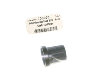 Potentiometer Knob WHT - 6mm Shaft, 15x17mm