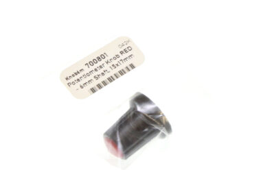 Potentiometer Knob RED - 6mm Shaft, 15x17mm