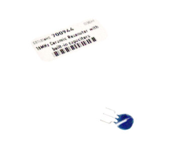 16MHz Ceramic Resonator with built-in capacitors