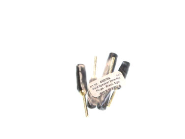 Gold Speaker 2mm Pin Plugs - Black, 5/pk