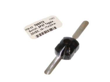 Switch, SPST Toggle, 30VDC, 1A- 17x12mm