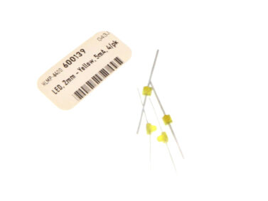 LED, 2mm - Yellow, 5mA, 4/pk