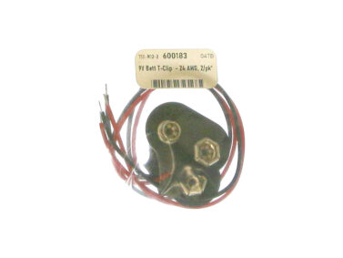 9V Batt T-Clip  - 24 AWG, 2/pk*