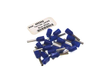 Ferrule, 16AWG (1.5mm^2) x 8mm - Blue, 20/pk