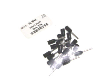 Ferrule, 22AWG - Black, 20/pk