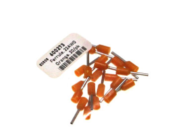Ferrule, 22AWG - Orange, 20/pk