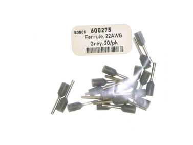 Ferrule, 22AWG - Grey, 20/pk