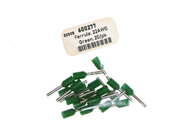 Ferrule, 22AWG - Green, 20/pk