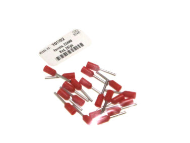 Ferrule, 22AWG - Red, 20/pk