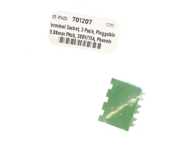 Terminal Socket, 3 Pos'n SOCKET - 5.08mm Pitch, 300V/15A, Phoenix