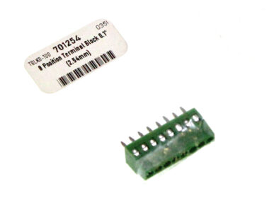 8 Position Terminal Block 0.1" (2.54mm)