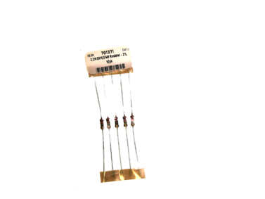 2.2M OHM,1/4W Resistor - 2%, 5/pk