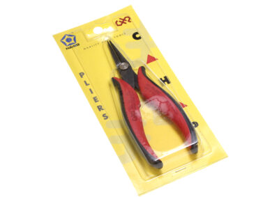 Pliers, Long nose, serrated grip