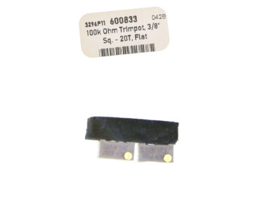 100k Ohm Trimpot, 3/8" Sq. - 20T, Flat