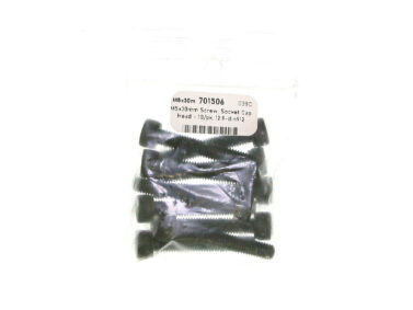 M5x30mm Screw, Socket Cap Head - 10/pk, 12.9-din912
