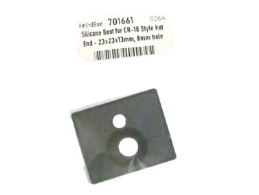 Silicone Sock for CR-10 Style Hot End - 23x23x13mm, 8mm hole