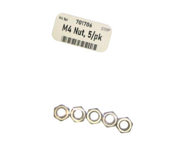 M4 Nut, 5/pk