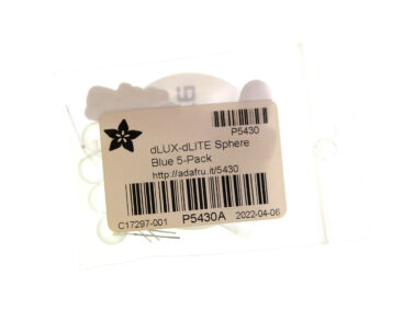Adafruit dLUX-dLITE Sphere LEDs - Blue, 5/pk