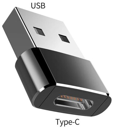 USB-C Female to USB-A Male