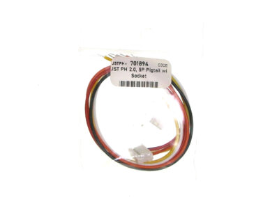 JST PH 2.0, 5P Pigtail wi Socket