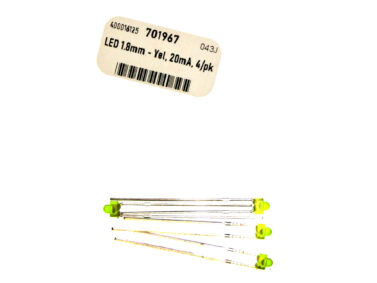 LED 1.8mm - Yel, 20mA, 4/pk