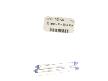 LED 1.8mm - Blue, 20mA, 4/pk