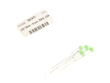 LED 1.8mm - Green, 20mA, 4/pk