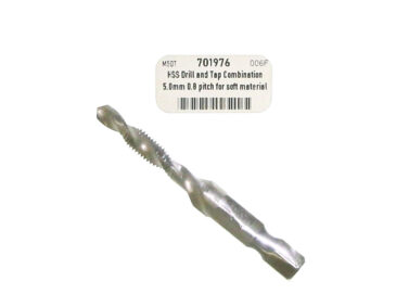 HSS Drill and Tap Combination 5.0mm 0.8 pitch for soft material