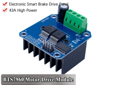Motor Driver, BTS7960 - 6~27VDC/43A Dual H-Bridge