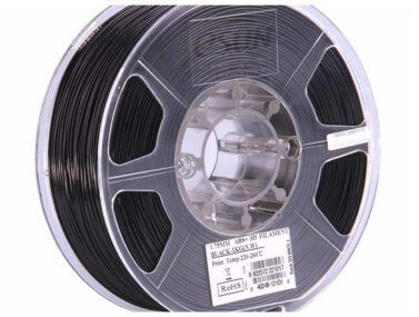 eSun 1.75mm ABS+ Black Filament - 1kg Spool