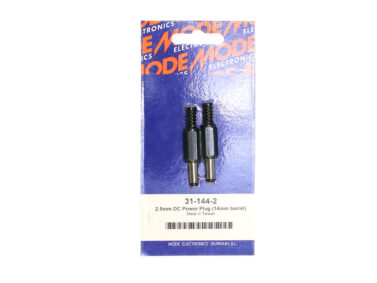 2.5mm DC Power Plug - 14mm, 2/pk