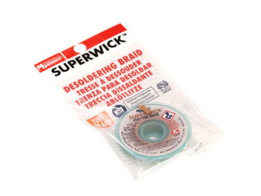 Superwick Desoldering Braid - 1/8" / 3mm wide, 1.5M length, Brn